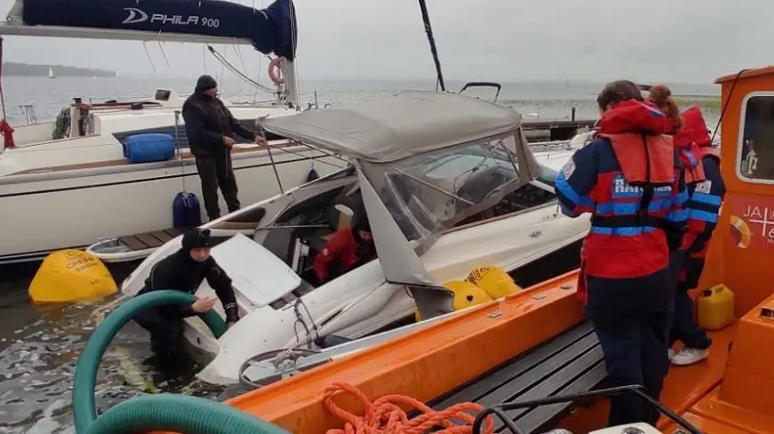 Pracowita niedziela mazurskich ratowników wodnych