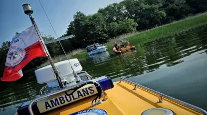 Mocno wiało na Mazurach. Ratownicy wzywani do interwencji