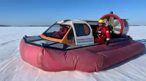 Zamarznięte jeziora pod lupą ratowników. Raport lodowy z Mazur