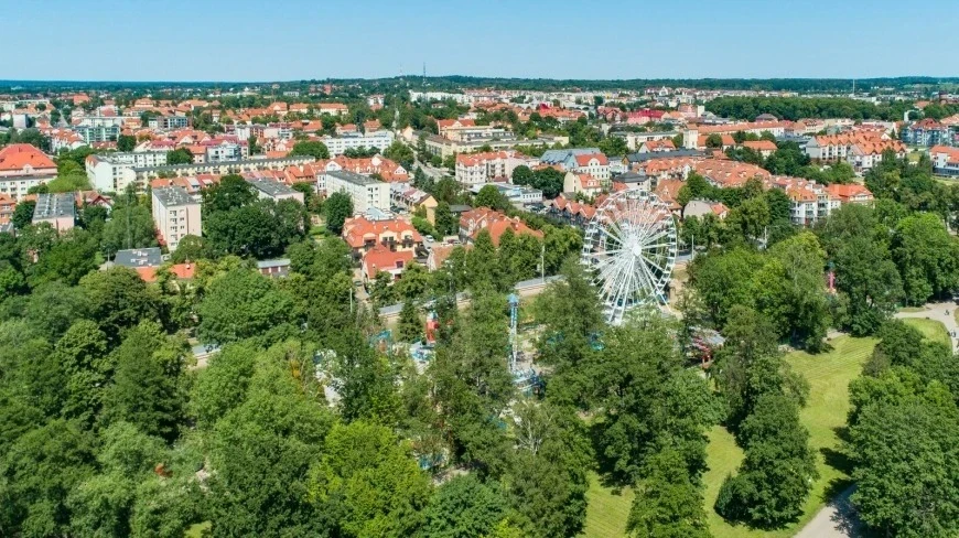 Giżycko na Mazurach.