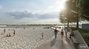 Giżycko stawia na architekturę i szacunek do natury – nowa koncepcja plaży miejskiej