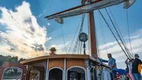 Krakowski teatr Komedia wystąpił na statku Chopin - zdjęcie 18