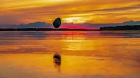 Zachód nad jeziorem Kisajno, sierpień 2021 r. - zdjęcie 27