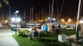 Noc w porcie Keja w Węgorzewie, sierpień 2021 - zdjęcie 3