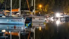 Noc w porcie Keja w Węgorzewie, sierpień 2021 - zdjęcie 25