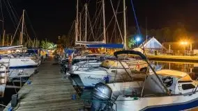 Noc w porcie Keja w Węgorzewie, sierpień 2021 - zdjęcie 12