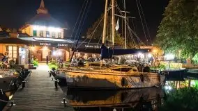 Noc w porcie Keja w Węgorzewie, sierpień 2021 - zdjęcie 1