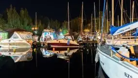 Noc w porcie Keja w Węgorzewie, sierpień 2021 - zdjęcie 28