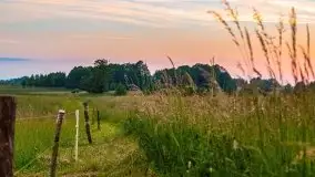 Zachód słońca w okolicach wsi Ublik - zdjęcie 2