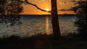 Zachód słońca nad jeziorem Dargin, wrzesień 2021 - zdjęcie 4