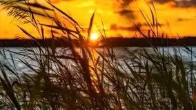 Zachód słońca nad jeziorem Kirsajty, wrzesień 2021 r. - zdjęcie 13