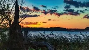 Zachód słońca nad jeziorem Kirsajty, wrzesień 2021 r. - zdjęcie 26