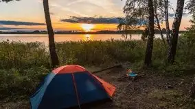 Zachód słońca nad jeziorem Kruklin, piękne te wrześniowe Mazury - zdjęcie 16