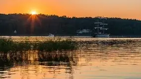 Zachód słońca nad jeziorem Mikołajskim z Chopinem w tle - zdjęcie 8