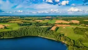 Wrześniowe jezioro Ublik o zachodzie słońca - zdjęcie 13