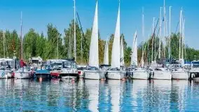 Suszenie żagli nad jeziorem Niegocin, Wilkasy - zdjęcie 9