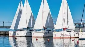 Suszenie żagli nad jeziorem Niegocin, Wilkasy - zdjęcie 38