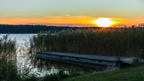 Wrześniowy zachód nad jeziorem Kisajno, widziany ze Strandy - zdjęcie 5