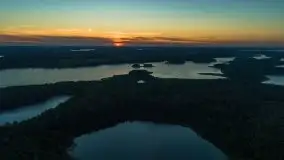 Wrześniowy zachód nad jeziorem Kisajno, widziany ze Strandy - zdjęcie 26