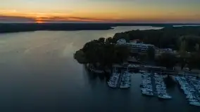 Wrześniowy zachód nad jeziorem Kisajno, widziany ze Strandy - zdjęcie 23