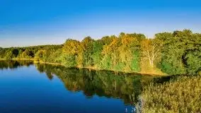 Zachód słońca nad jeziorem Dobskim, wrzesień 2021 - zdjęcie 11