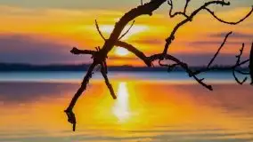 Zachód słońca nad jeziorem Dobskim, wrzesień 2021 - zdjęcie 15