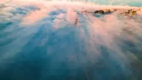 Październikowy wschód słońca, mgły i szron - zdjęcie 15