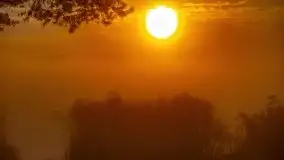 Październikowy wschód słońca, mgły i szron - zdjęcie 63