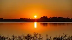 Zachód słońca nad jeziorem Kruklin, październik 2021 - zdjęcie 19