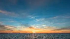 Zachód słońca nad jeziorem Dargin, październik 2021 - zdjęcie 24