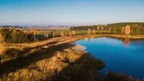 Wschód słońca nad jeziorem Kruklin, październik 2021 r. - zdjęcie 12