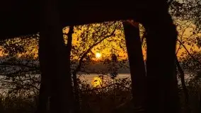 Wschód słońca nad jeziorem Kruklin, październik 2021 r. - zdjęcie 63