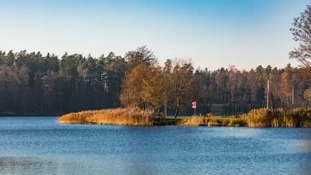 Jesienna i cicha śluza Guzianka I, Ruciane Nida - zdjęcie 5