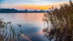 Wschód słońca nad jeziorami Niegocin i Grajewko w Bystrym - zdjęcie 2