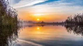 Wschód słońca nad jeziorami Niegocin i Grajewko w Bystrym - zdjęcie 44