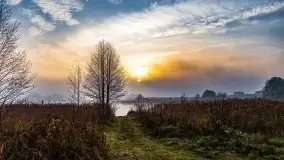 Wschód słońca nad jeziorami Niegocin i Grajewko w Bystrym - zdjęcie 56