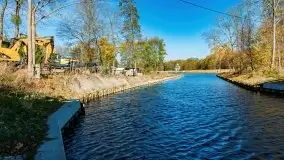 Remont kanału Piękna Góra, październik 2021 r. - zdjęcie 11