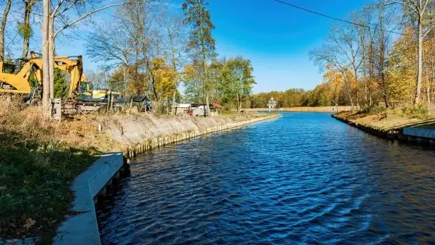 Remont kanału Piękna Góra, październik 2021 r. - zdjęcie 11