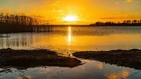 Wschód słońca nad jeziorem Święcajty, listopad 2021 r. - zdjęcie 23