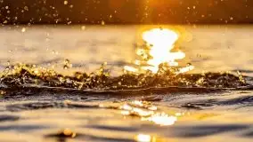 Zachód słońca nad jeziorem Tajty, widoczny z Pięknej Góry - zdjęcie 15