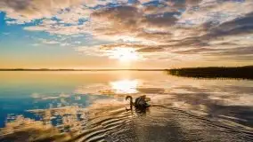 Grudniowy wschód słońca nad jeziorem Niegocin - zdjęcie 36