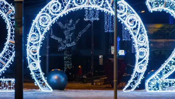 Nocne Giżycko gotowe na święta, grudzień 2021 - zdjęcie 5