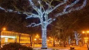 Nocne Giżycko gotowe na święta, grudzień 2021 - zdjęcie 9