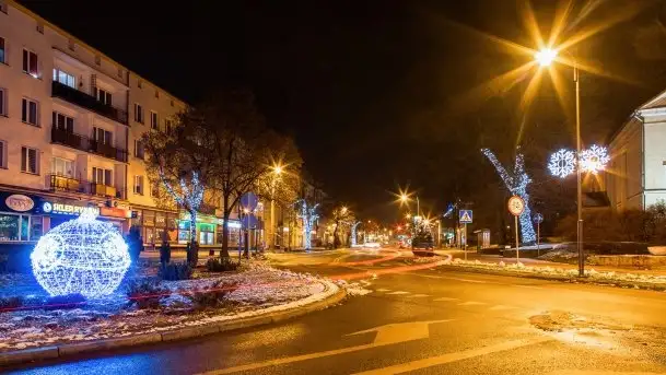 Nocne Giżycko gotowe na święta, grudzień 2021 - zdjęcie 8