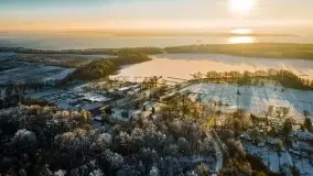 Grudniowy, zimowy port w Sztynorcie - zdjęcie 1