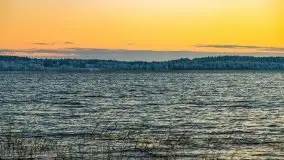 Zachód słońca nad jeziorem Święcajty, grudzień 2021 r. - zdjęcie 33