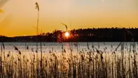 Grudniowy zachód słońca nad jeziorem Kisajno 2021 - zdjęcie 29