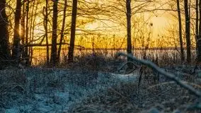 Wschód słońca nad jeziorem Niegocin, krzyż św. Brunona - zdjęcie 21