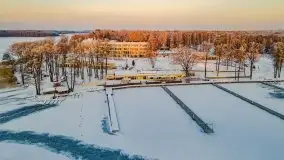 Zimowy wschód i południe w Strandzie nad jeziorem Kisajno - zdjęcie 11