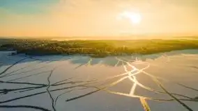 Zimowy wschód i południe w Strandzie nad jeziorem Kisajno - zdjęcie 31